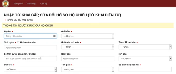 Hướng dẫn chi tiết cách đăng kí hộ chiếu trong vòng 5 phút