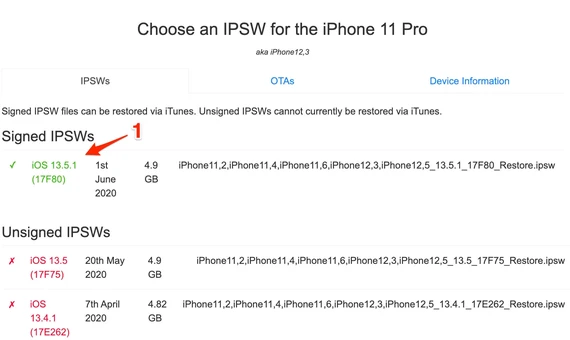 ipsw