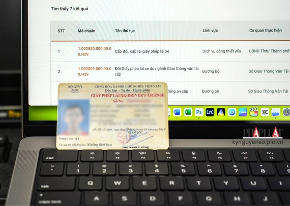 Cách đổi GPLX online mới nhất năm 2023. Ảnh: MINH HOÀNG doi-gplx-truc-tuyen-nam-2023-copy-7002.jpg.jpeg
