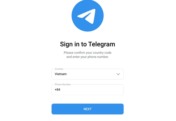Trang web giả mạo nhằm đánh cắp tài khoản Telegram. Ảnh: TIỂU MINH Trang web giả mạo nhằm đánh cắp tài khoản Telegram. Ảnh: TIỂU MINH