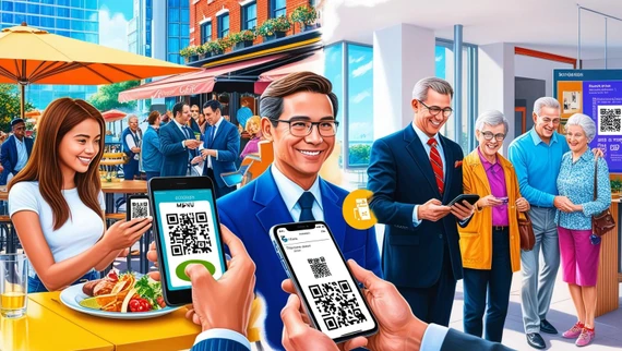 Việc quét mã QR ngày càng phổ biến ở nhiều nơi. Ảnh: MINH HOÀNG/Canva Việc quét mã QR ngày càng phổ biến ở nhiều nơi. Ảnh: MINH HOÀNG/Canva