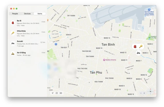 Mạng Find My của Apple có thể bị tin tặc lợi dụng để theo dõi các thiết bị của người dùng. Ảnh: TIỂU MINH Mạng Find My của Apple có thể bị tin tặc lợi dụng để theo dõi các thiết bị của người dùng. Ảnh: TIỂU MINH
