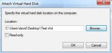 Tạo, cài đặt và đính kèm file VHD ảnh 11 Tạo, cài đặt và đính kèm file VHD ảnh 11