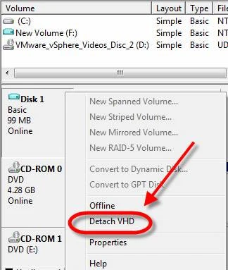 Tạo, cài đặt và đính kèm file VHD ảnh 10 Tạo, cài đặt và đính kèm file VHD ảnh 10