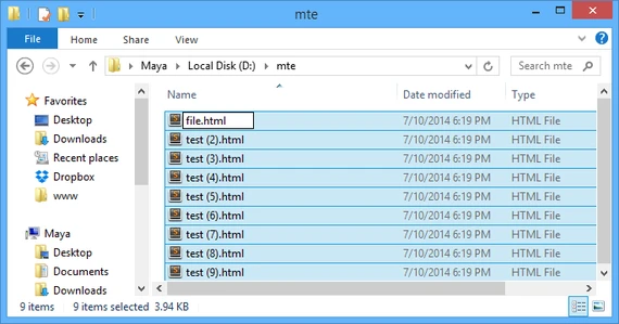đổi tên file hàng loạt, thủ thuật, windows