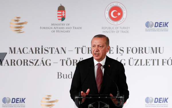 Tổng thống Thổ Nhĩ Kỳ Recept Tayyip Erdogan nói sẽ điều tra đến cùng vụ nhà báo Khashoggi mất tích. Ảnh: REUTERS