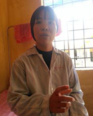 Chị Miên được điều trị tại Bệnh viện Tâm thần.