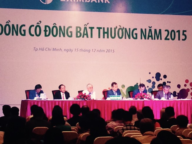 Đại hội cổ đông bất thường Eximbank tiếp tục nóng về nhân sự HĐQT