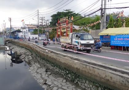 18 tỉ đồng kè bờ bến Bình Đông trước chùa Long Hoa