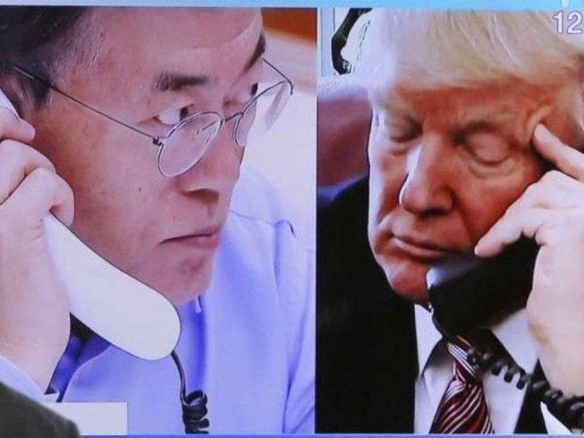 Ông Trump sẽ gọi cho ông Moon để thông báo kết quả thượng đỉnh