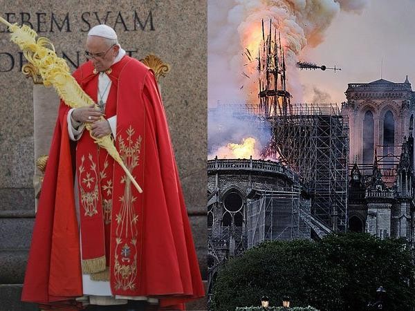 Giáo hoàng Francis lên tiếng sau vụ cháy Nhà thờ Đức Bà Paris