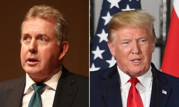Bị đại sứ Anh chê 'bất tài', ông Trump phản bác