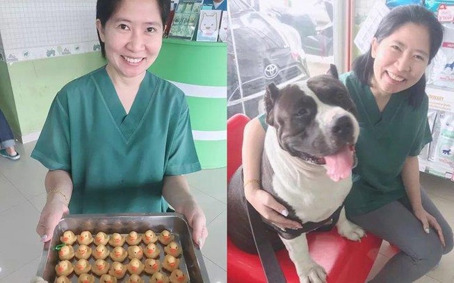 Hoảng hồn phát hiện 32 con vịt cao su trong bụng chó cưng