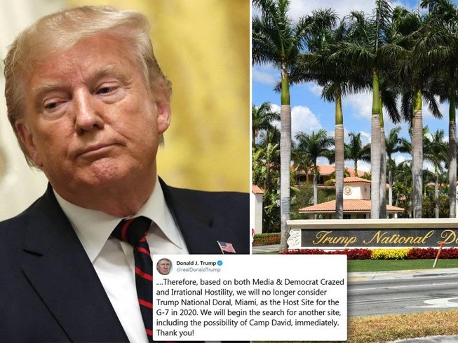 Mỹ hủy lựa chọn khu nghỉ dưỡng của ông Trump là nơi tổ chức G7