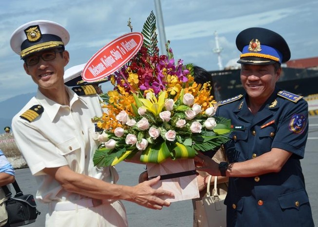 Tàu của lực lượng bảo vệ bờ biển Nhật Bản thăm Đà Nẵng