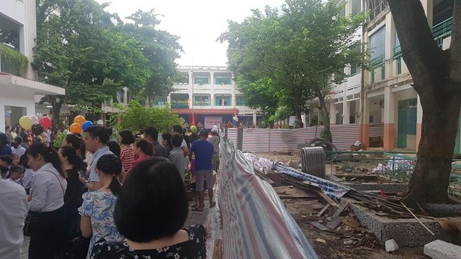 Đà Nẵng khai giảng năm học mới, nhiều trường vẫn ngổn ngang