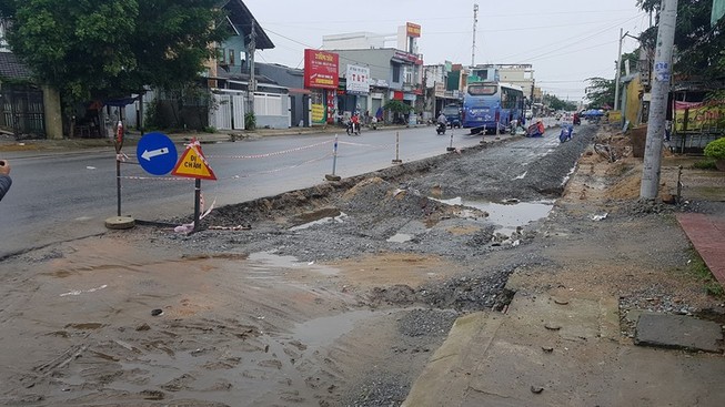 Gần chục lần gia hạn, quốc lộ 1 qua Bình Sơn khi nào xong?