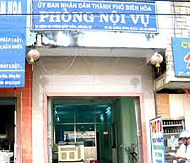 Nguyên phó Phòng nội vụ TP Biên Hòa bị khởi tố