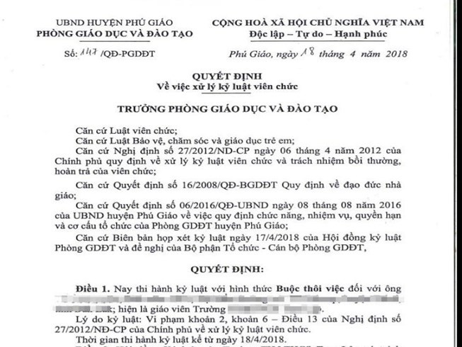 Đề nghị khởi tố thầy giáo dâm ô nhiều học sinh