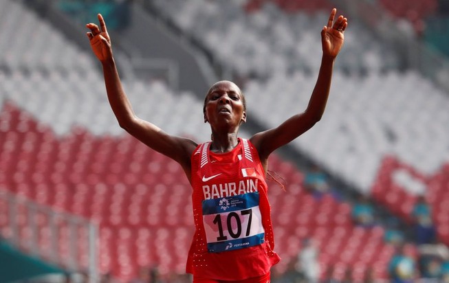 Bahrain đoạt HCV marathon nữ