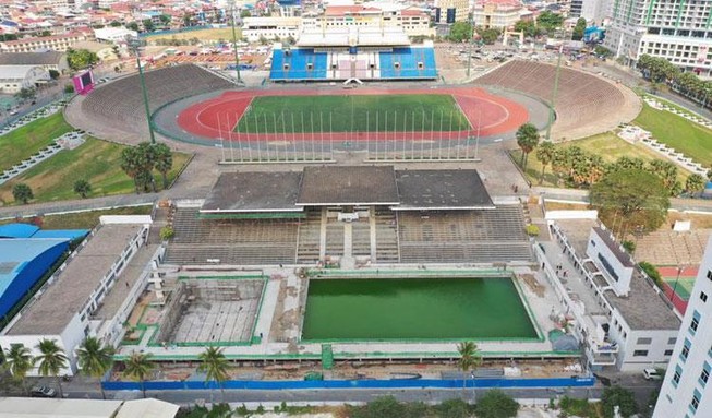 Campuchia đại tu nhiều công trình thể thao cho SEA Games 32