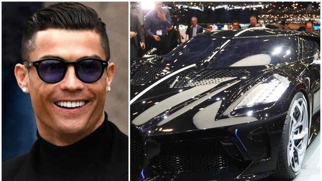 Ronaldo mua siêu xe Bugatti giá 11 triệu euro