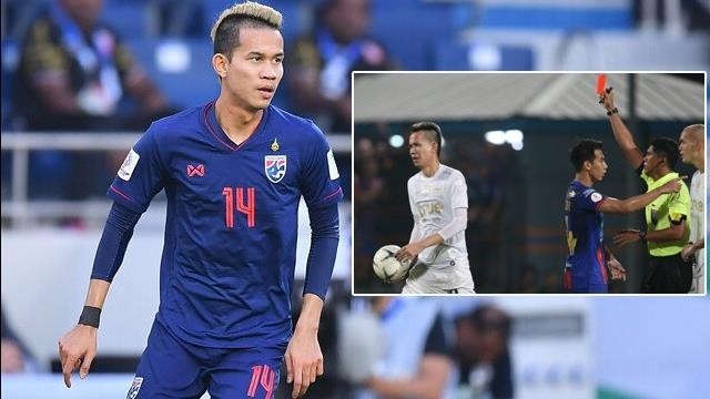 Tuyển thủ Thái đấm trọng tài, tự rút lui trước