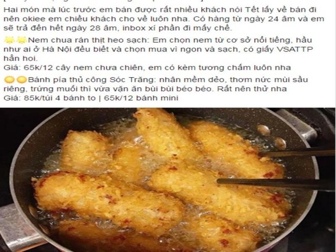 Giáp Tết, thực phẩm nhà làm 'bùng nổ' trên mạng