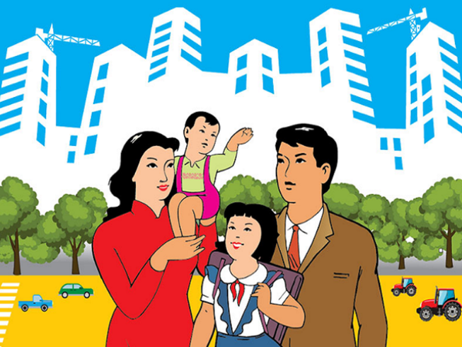 Thi sáng tác tranh 'Gia đình no ấm, tiến bộ, hạnh phúc'