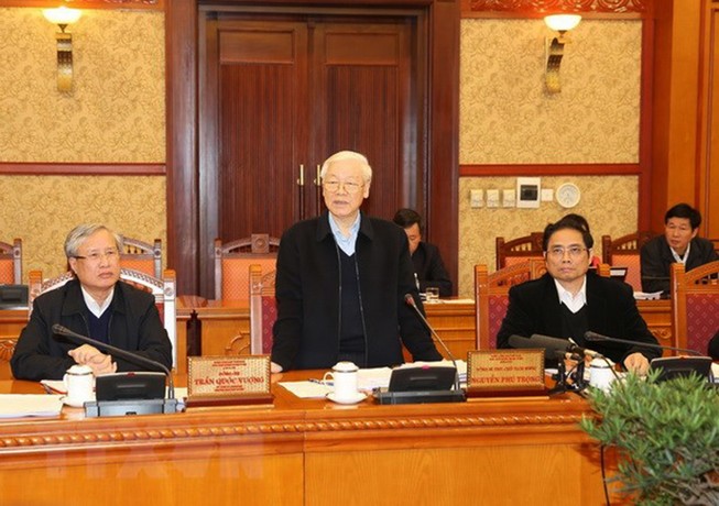 Tổng Bí thư: ‘Tinh gọn bộ máy là việc khó, nhạy cảm...’