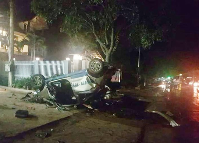Tai nạn taxi kinh hoàng, 3 người chết, 4 người bị thương nặng