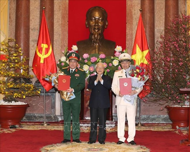 Quân đội, Công an có thêm 2 Đại tướng