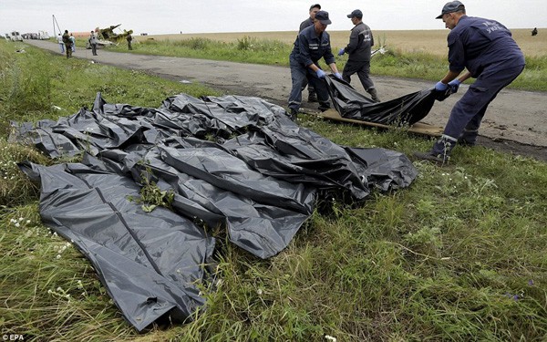 Ukraine đã tìm thấy 272 thi thể nạn nhân trong vụ máy bay MH17