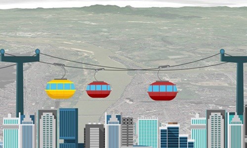 Hà Nội bác đề xuất làm cáp treo vượt sông Hồng