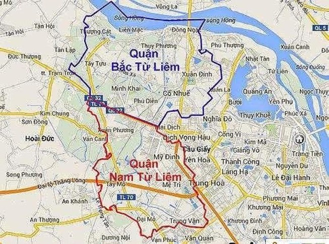 Hà Nội chính thức điều chỉnh địa giới ba quận phía Tây