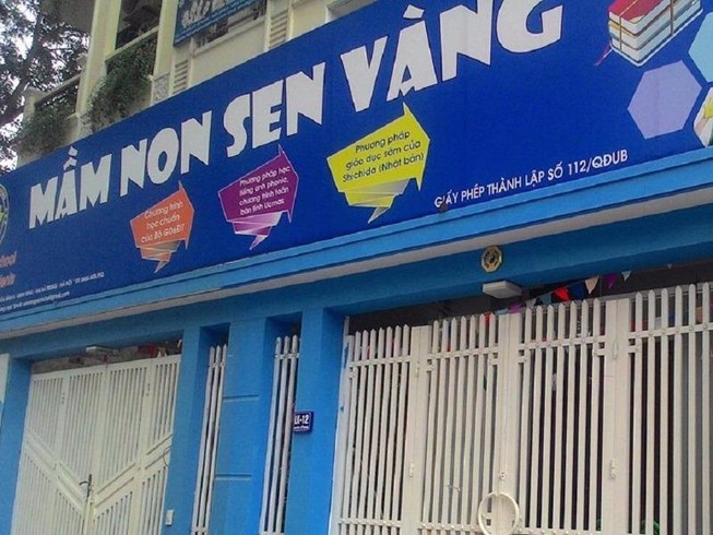 Trường mầm non Sen Vàng giải thể sau vụ bạo hành trẻ