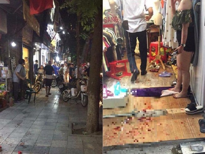 Chồng chém vợ tử vong vì đi cùng bạn trai vào shop