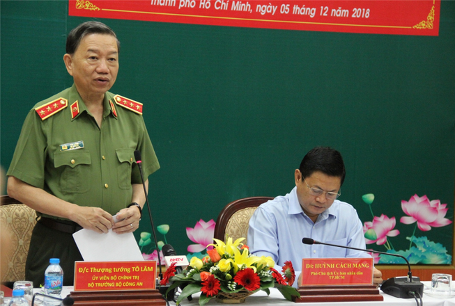 Bộ trưởng Công an yêu cầu TP.HCM trấn áp các nhóm 'xã hội đen'