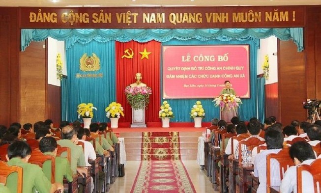 Thêm 1 tỉnh bố trí 100% công an chính quy về xã