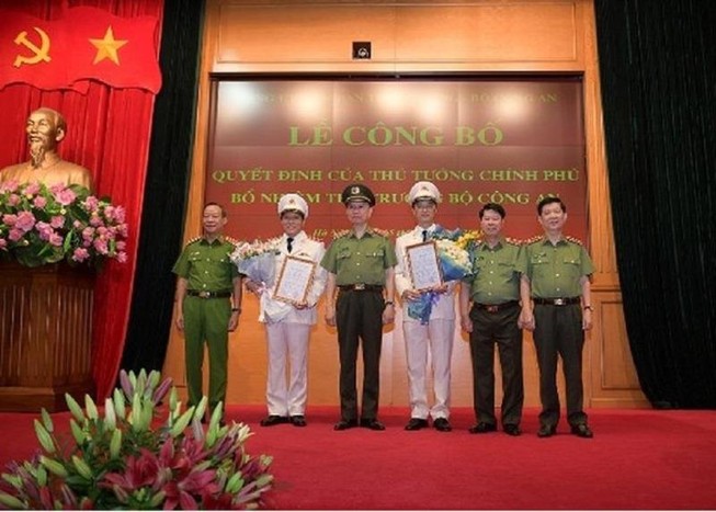 Bộ Công an có hai tân thứ trưởng