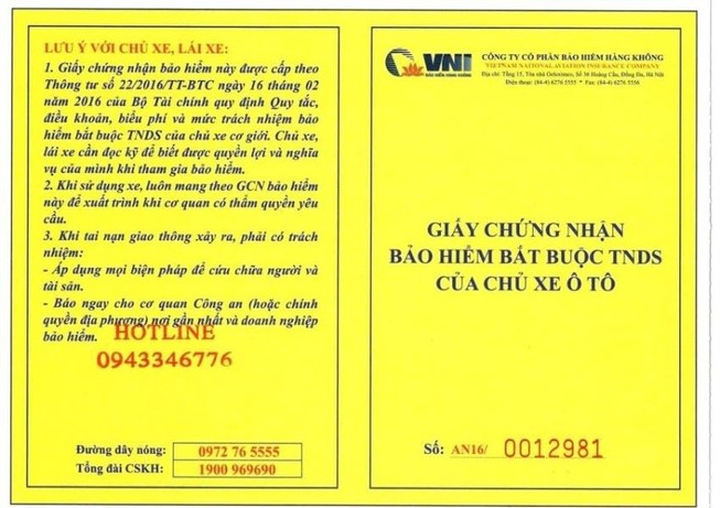 CSGT có được lập biên bản lỗi không mang bảo hiểm xe?