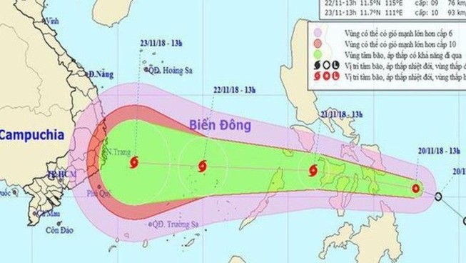 Sẽ có 10-12 cơn bão, áp thấp nhiệt đới trong năm 2019