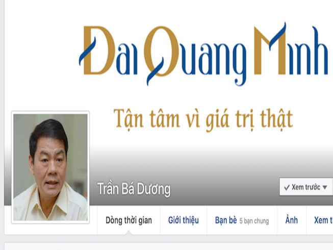 TGĐ Đại Quang Minh lập Facebook đối thoại “con đường dát vàng“