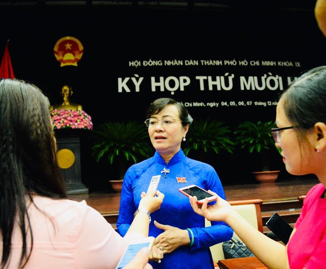 Bà Nguyễn Thị Quyết Tâm nói về kết quả lấy phiếu tín nhiệm