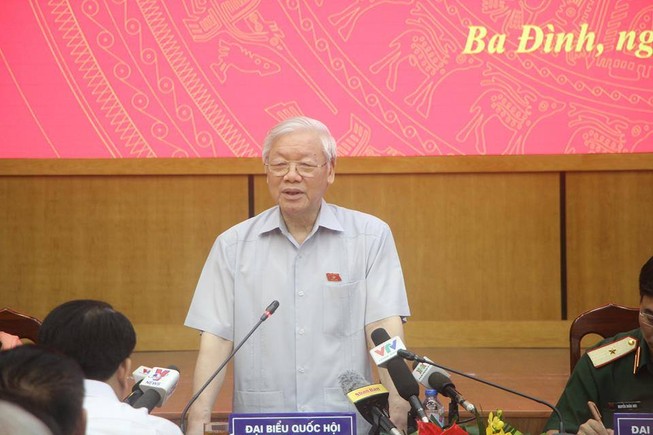 Tổng Bí thư: ‘Ai tay đã ít nhiều nhúng chàm phải gột rửa đi’