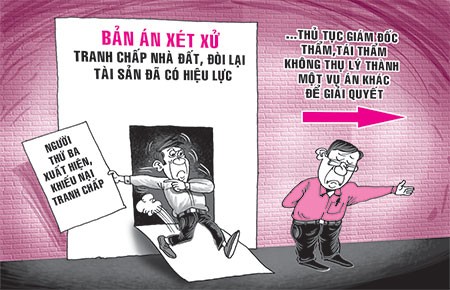 Án xử xong, người thứ ba xuất hiện