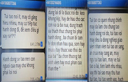 Cô giáo hoang mang vì tin nhắn hăm dọa