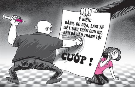 Giữ, đánh người để đòi nợ: Mấy tội?
