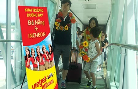 VietJet khai trương đường bay Đà Nẵng - Incheon