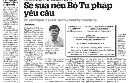 Thanh Hóa không còn “cấm cửa báo chí”